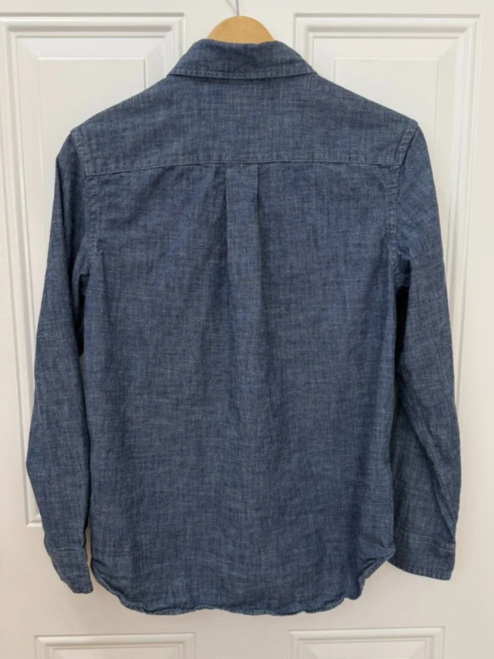 Polo Ralph Lauren Boys Chambray Button Down Shirt 100% Cotton Size L (14-16)